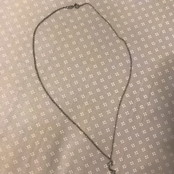 ITALIAN Sterling Silver Trio Lotus Necklace - Picture 6 of 7